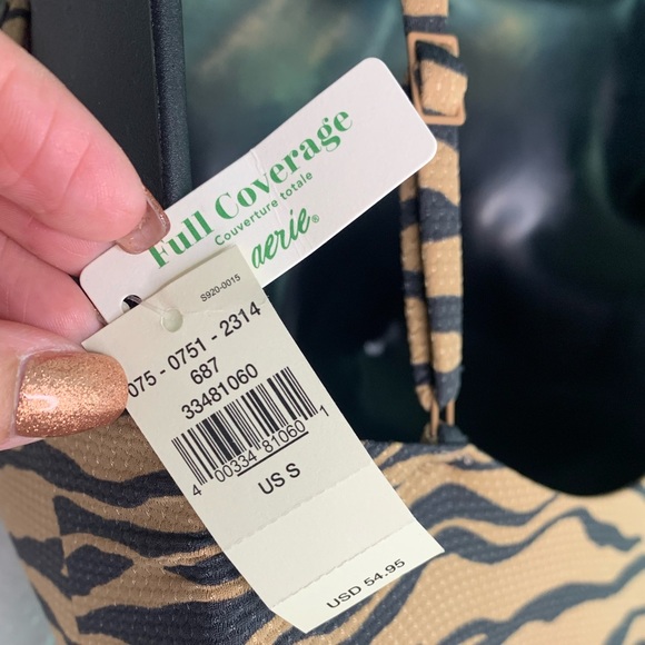 Tiger print Aerie wrap bathing suit -Size S - Picture 4 of 4
